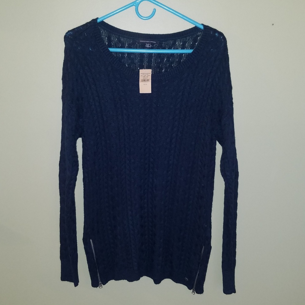 NWT American Eagle Zipper Sweater